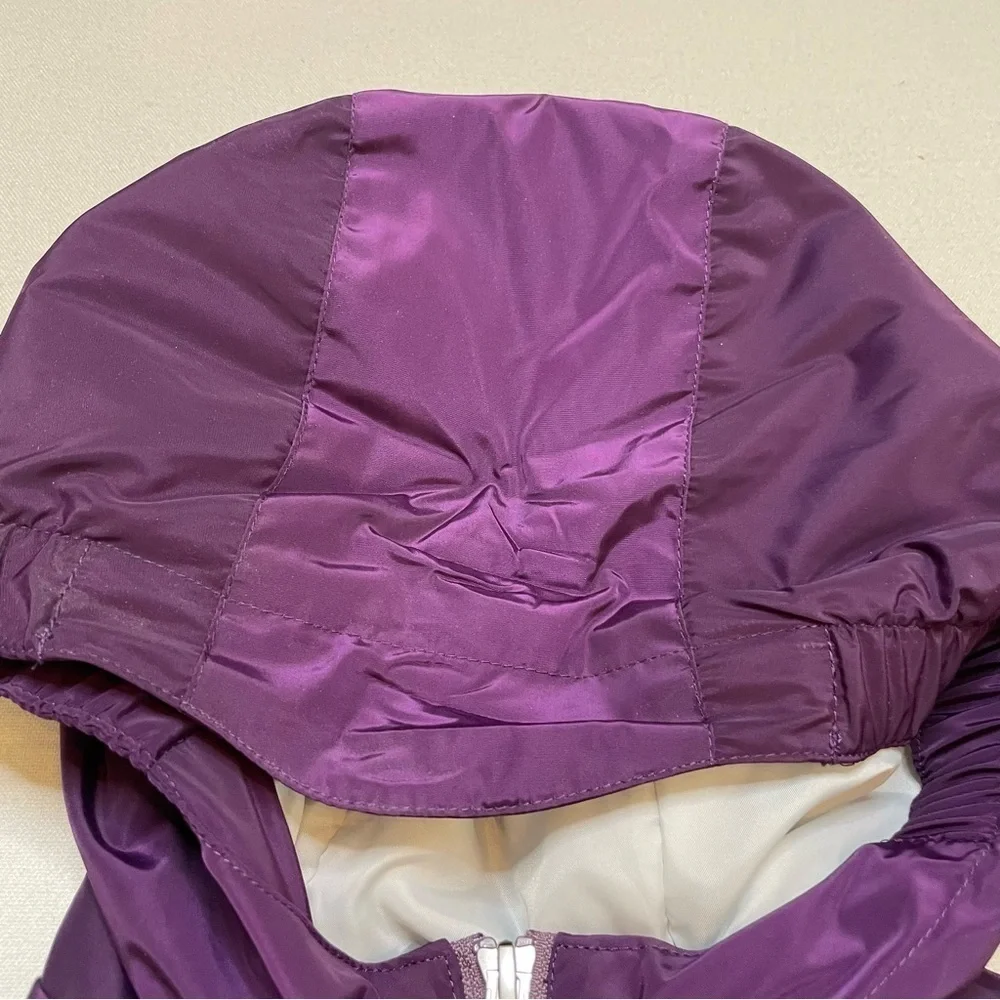 Lands End purple hooded jacket sz medium 10 - 12